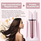 Automatic curling iron for curly hair styling rotating head