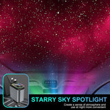 Car Charger 4 in 1 Retractable Built-in Starry sky light, Compact & lightweight with voltage stabilizer, cable, Universal Compatibility for all smartphones, (ALIM)