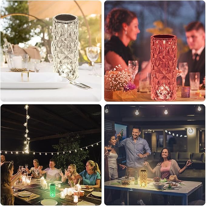 LED Crystal Table Lamp