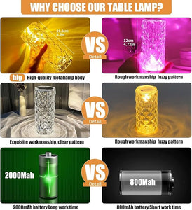 LED Crystal Table Lamp
