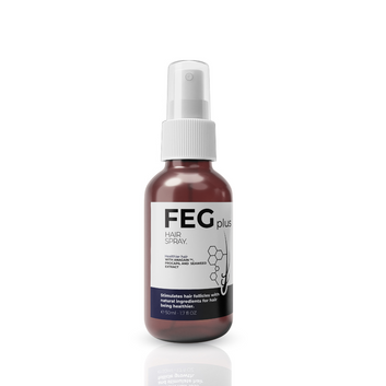 Pack of 2 FEG Hair Growth Spray Plus Derma Roller, Suitable For Both Men and Women
